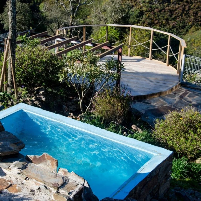 Piscina exterior da Casa Margou