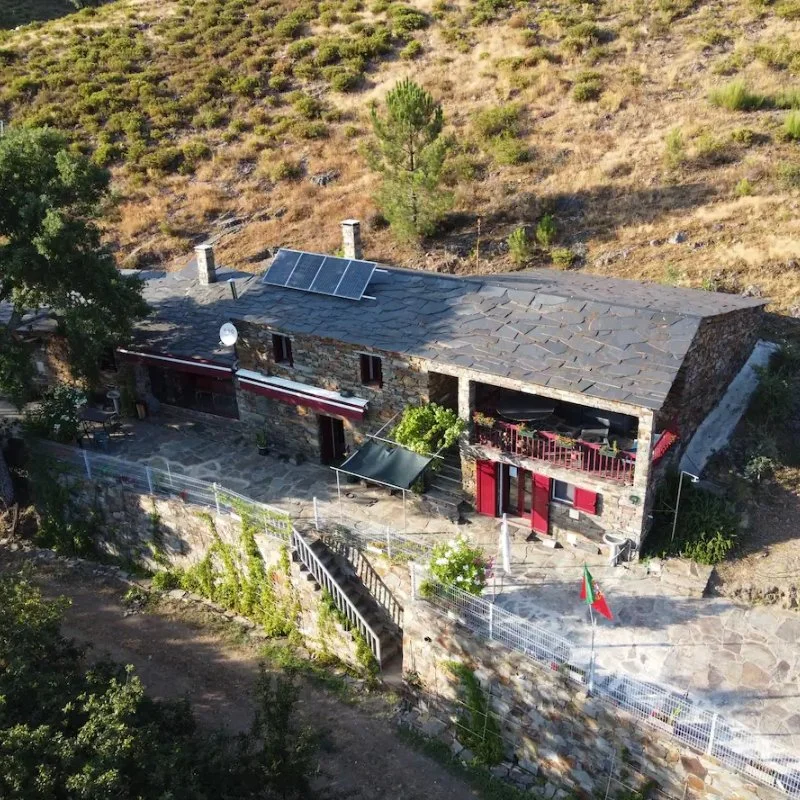 Vista aérea da Casa Margou